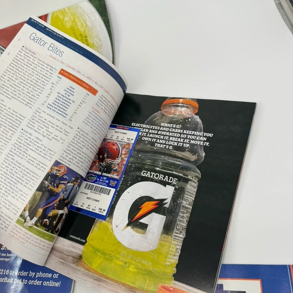Florida Gators Magazine Lot 7 Tim Tebow‎ Heisman UF Football 2008 2009 2010